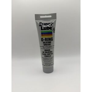 Silicone O-Ring Grease Non-Curing Compound (Translucent White, 3oz Tube) | NS...